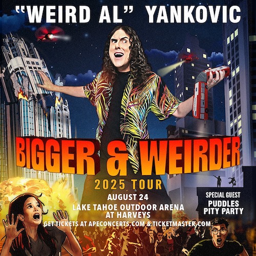 Weird Al Yankovic announced for 2025 Lake Tahoe Summer Concert