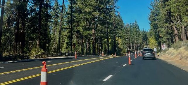 U.S. 50 Tahoe Stateline to Spooner Summit repaving project updates
